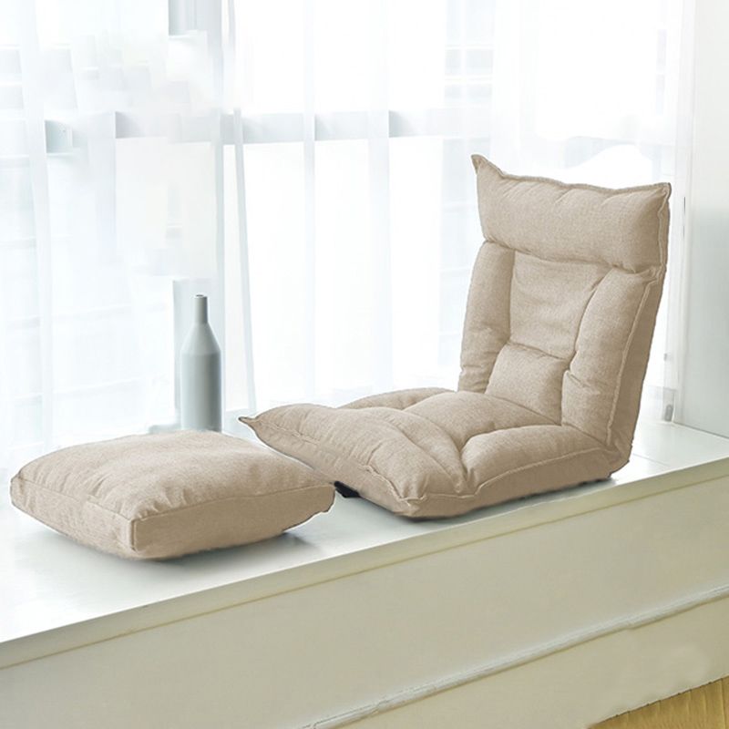 Solid Color Armless Chair Convertible Chair for Living Room/Bedroom