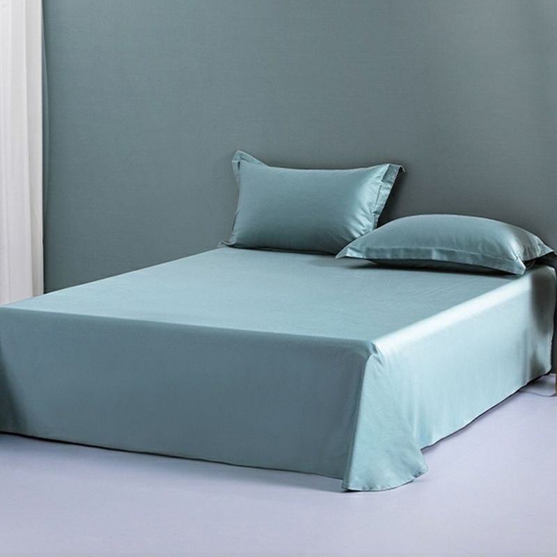 Elegant Bed Sheet Solid 1-Piece Cotton No Theme Set Fitted Sheet