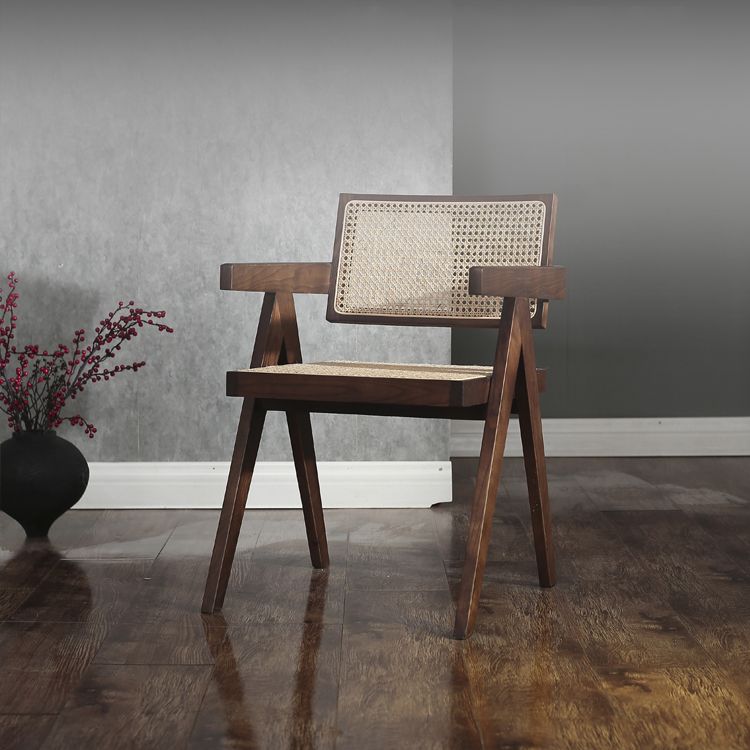 Contemporary Dining Room King Louis Back Solid Wood Dining Chair