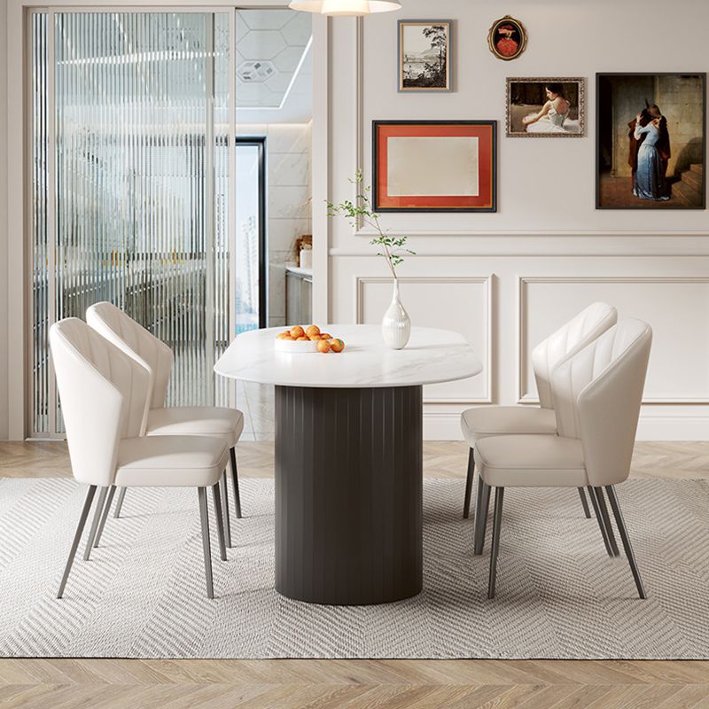 Dining Room Dinner Kitchen Table Oval Double Pedestal Dining Table