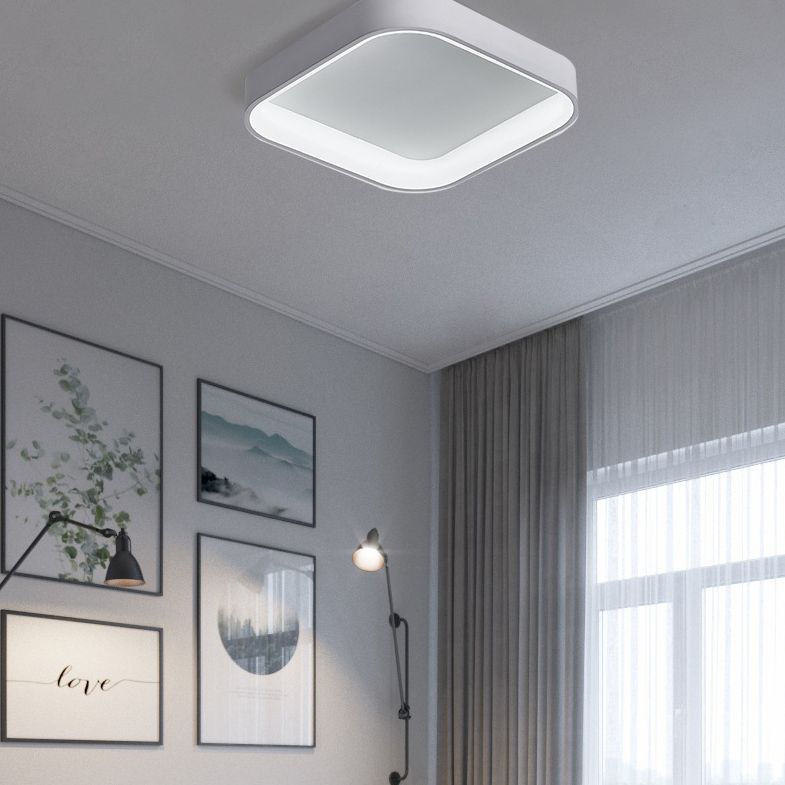 Geometrische Unterputz-Deckenleuchten, moderner Acryl-Deckenleuchter für Schlafzimmer