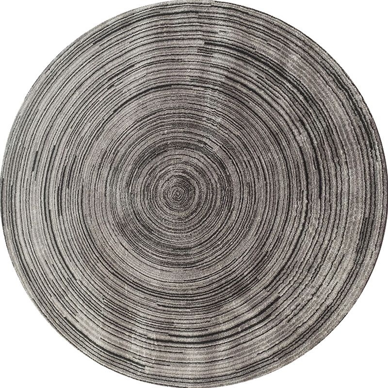 Creative Multicolor Modernist Rug Polyester Circle and Brushstroke Pattern Rug Washable Pet Friendly Non-Slip Carpet for Living Room