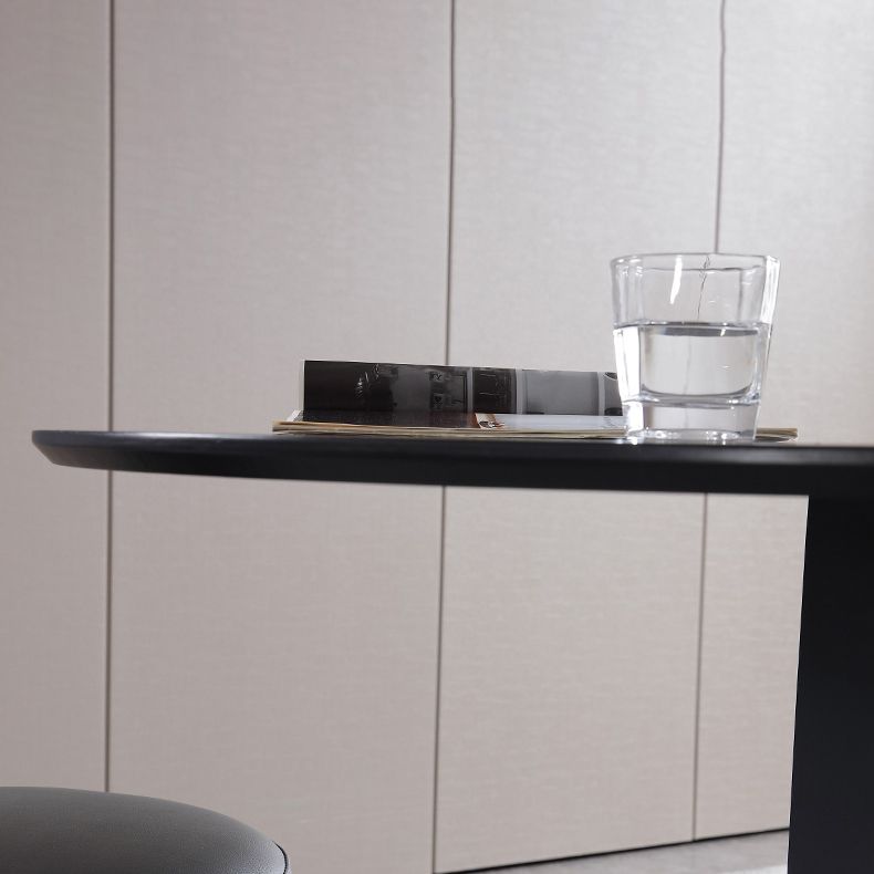 Black Wood Dining Table Set 1/2/3 Pieces Dinette Set for Home