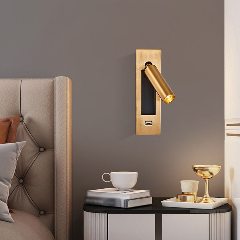 Wall Mount Light Fixture Modern Metal Bedroom LED Wall Mounted Light