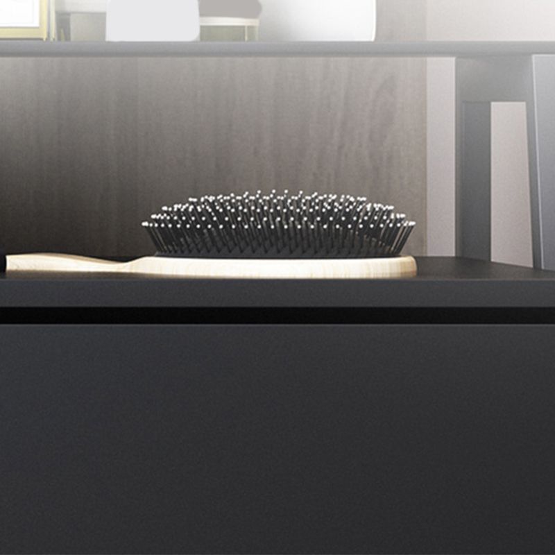 Modern 34.6" Height 2 Drawers Mirrored Makeup Table Desk Vanity