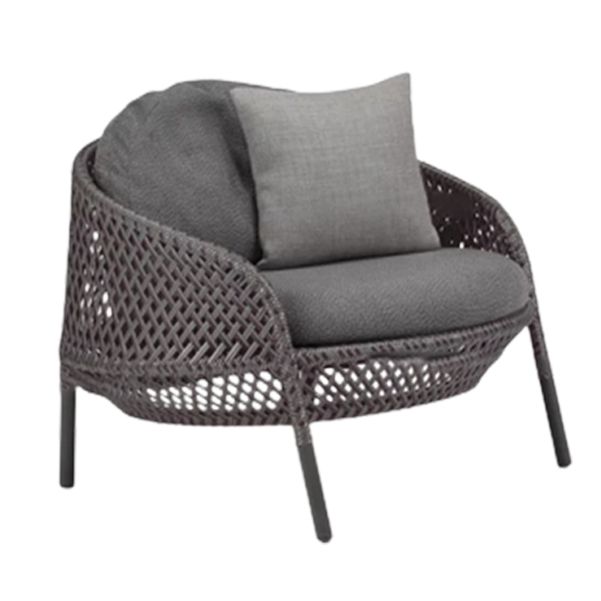 UV and Water Resistant Patio Sofa 31.49" Wide Outdoor Sofa with Cushion