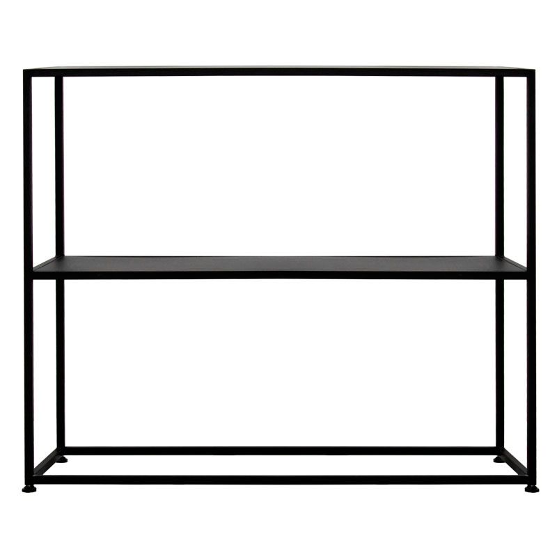 Iron Modern Console Table 9.84" W Frame Base Accent Table for Hall