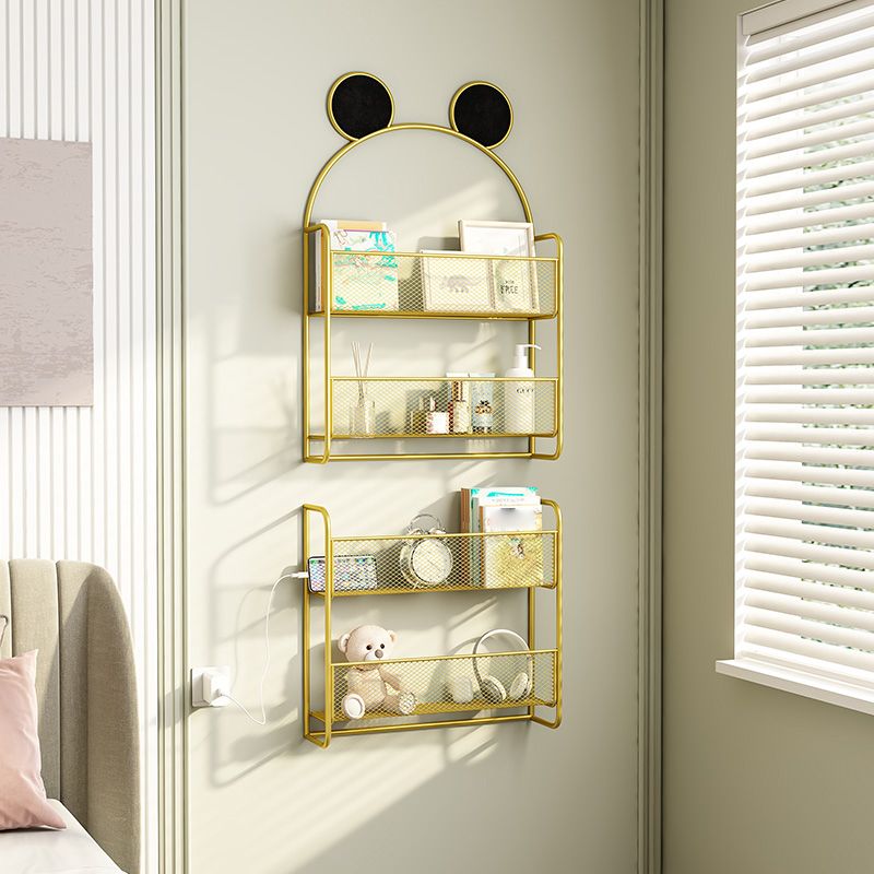 Wall Mounted Bookcase Scandinavian Style Bookshelf for Home Office Study Room