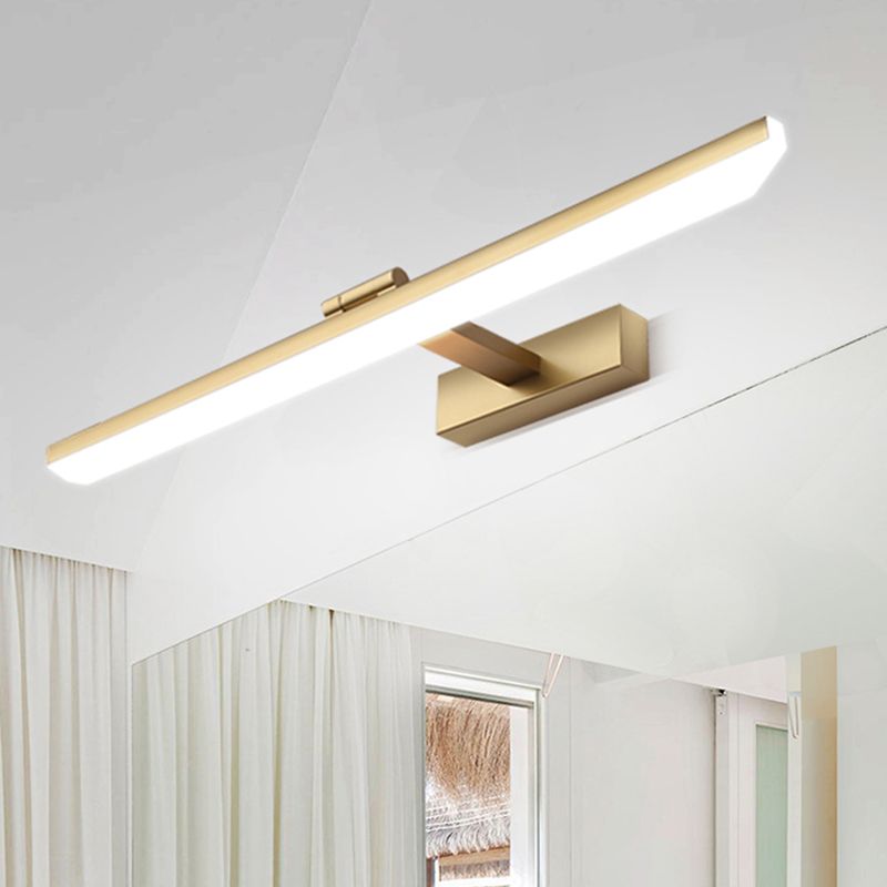 MODERNA SEMPLICE SEMPRE SPECCHIO LIGHT LAMPARE LAMPAGGIO LED METALE NORME PER BAGNI