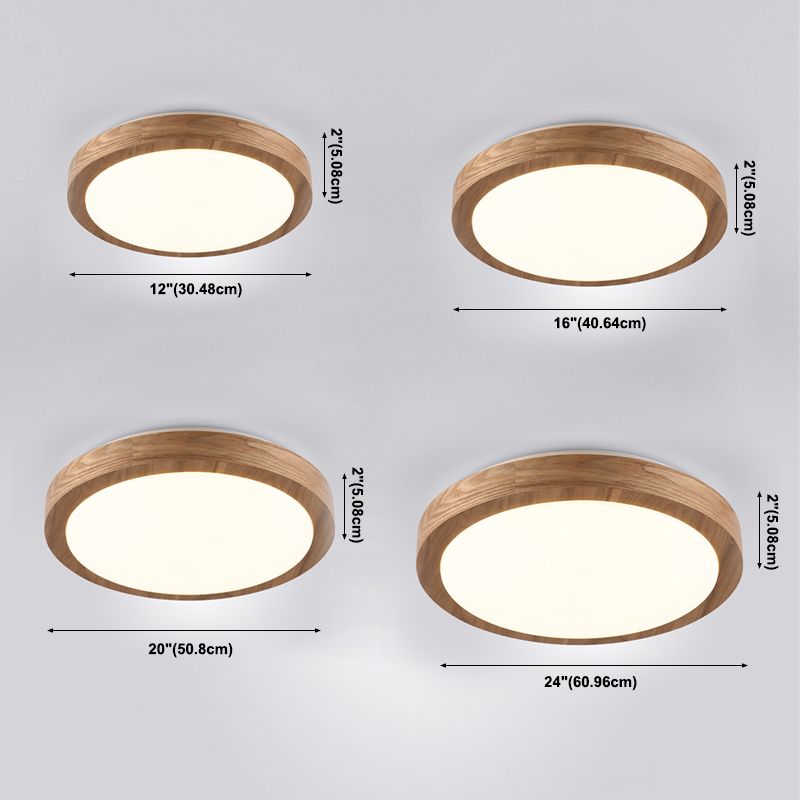 Luz de techo de montaje moderno de la luz de techo 1-Luz de montaje a ras de luz de techo con sombra acrílica