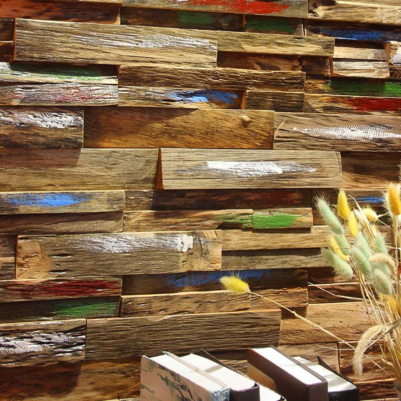 Wall Paneling Wood Shiplap Mosaic Modern Indoor Wall Paneling