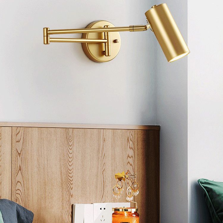 Lámpara de matriz de brazo ajustable lámpara de metal de estilo moderno lámpara montada en la pared