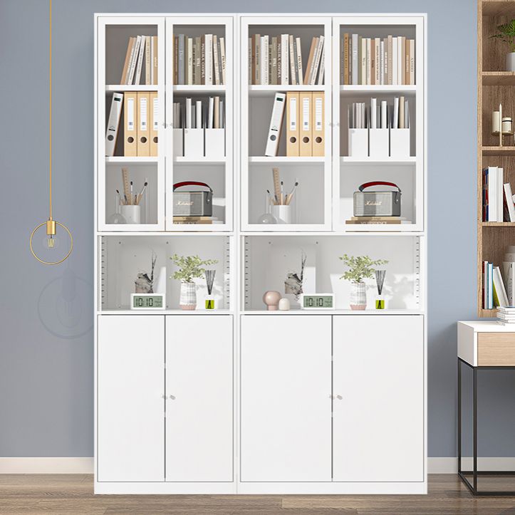 Closed Standard Bookshelf Modern Door Home Study Living Room Bookcase