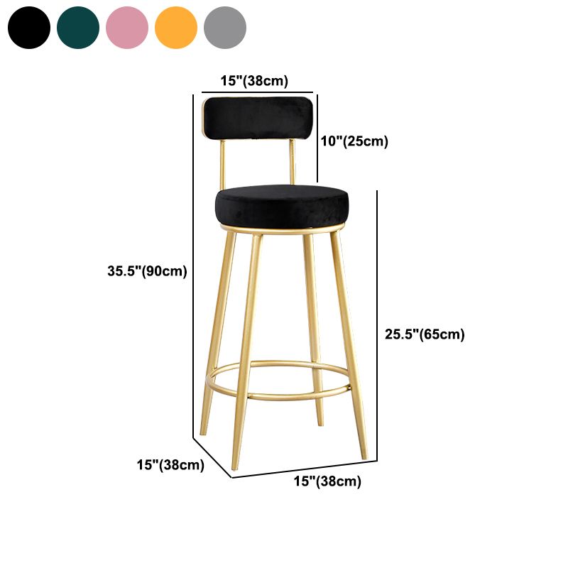 Glam 1/2/3 Pieces Round Bar Table Set Fixed Table Counter Set for Dining Room