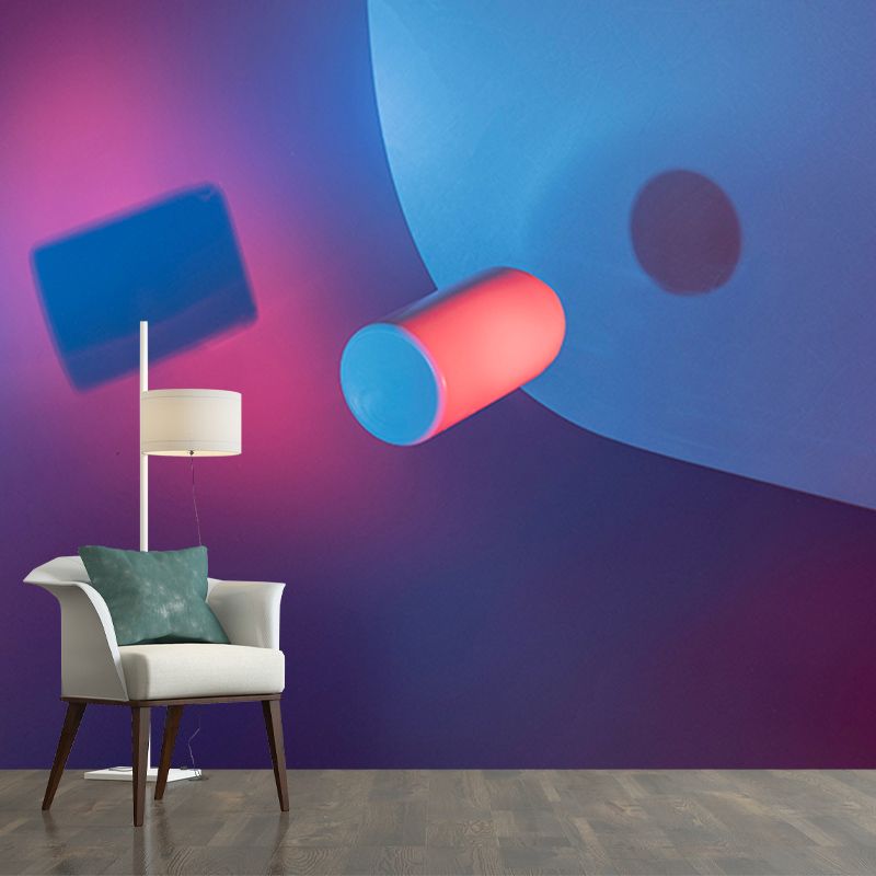 3D Pattern Mildew Resistant Mural Wallpaper Sleeping Room Wall Mural