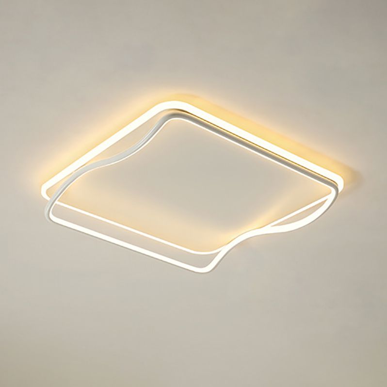 Modern LED Flush Mount Massimale Luce Simplicity Linear Massimale Montaggio Lampada