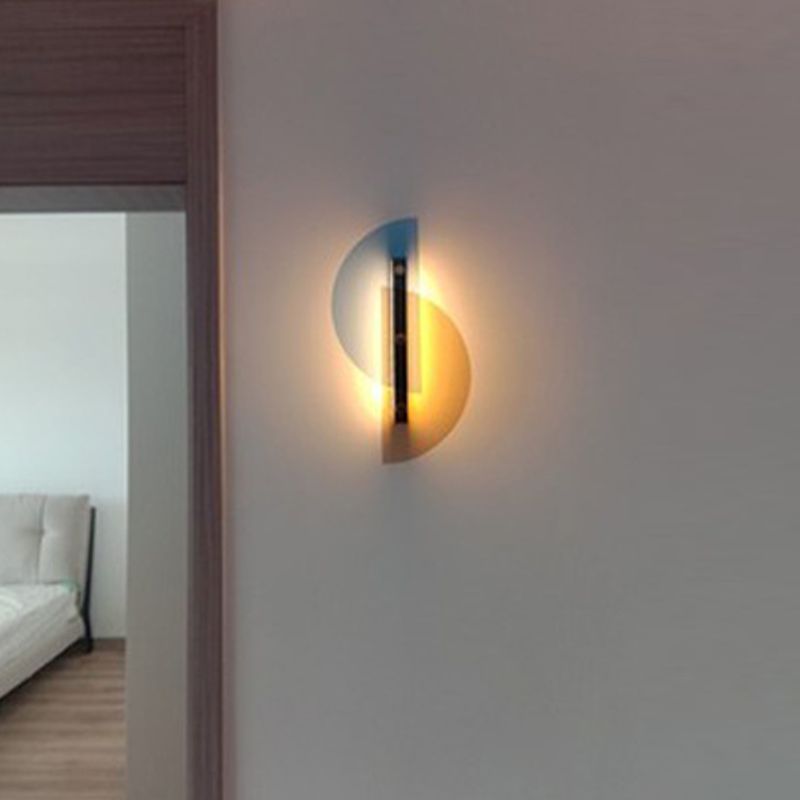 Geometric Wall Lighting Fixtures Glass Modern Style 1 Light Wall Mounted Light Fixture