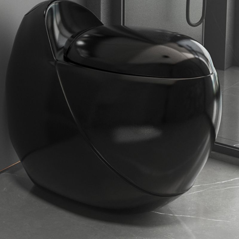 Contemporary Skirted Toilet Bowl One Piece Urine Toilet with Seat