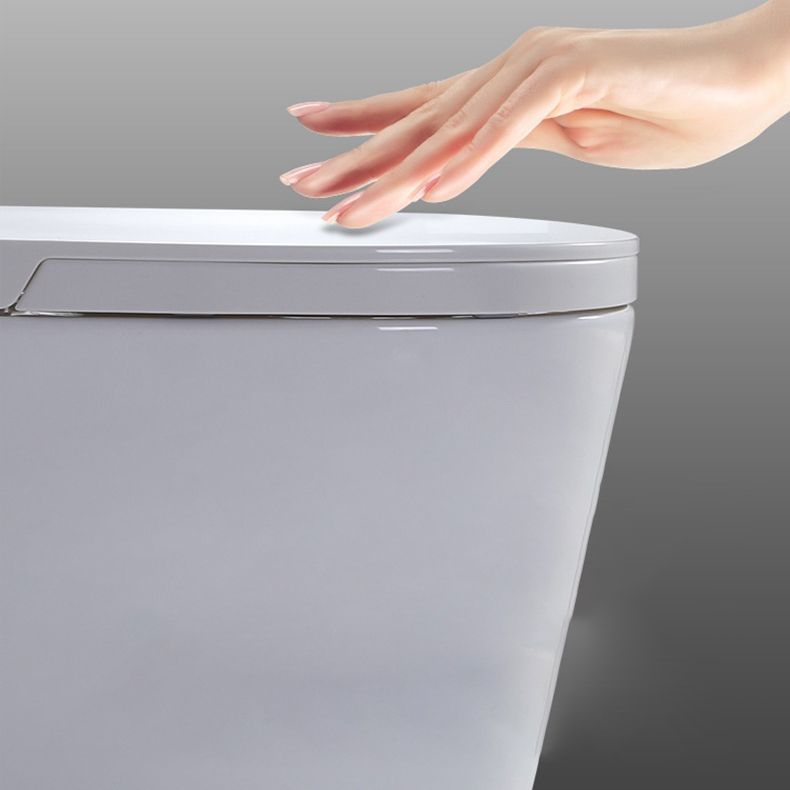 Modern Siphon Jet Toilet Floor Mount Flush Toilet with Toilet Seat