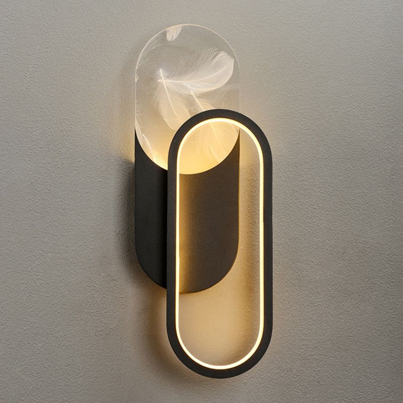Modern Style Wall Mount Light LED Wall Light with Acrylic Shade for Bedroom