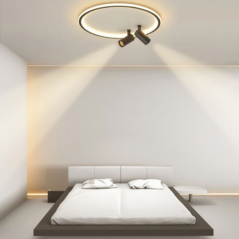 Lampe de voie ronde moderne vêtements boutique encastré plafonnier