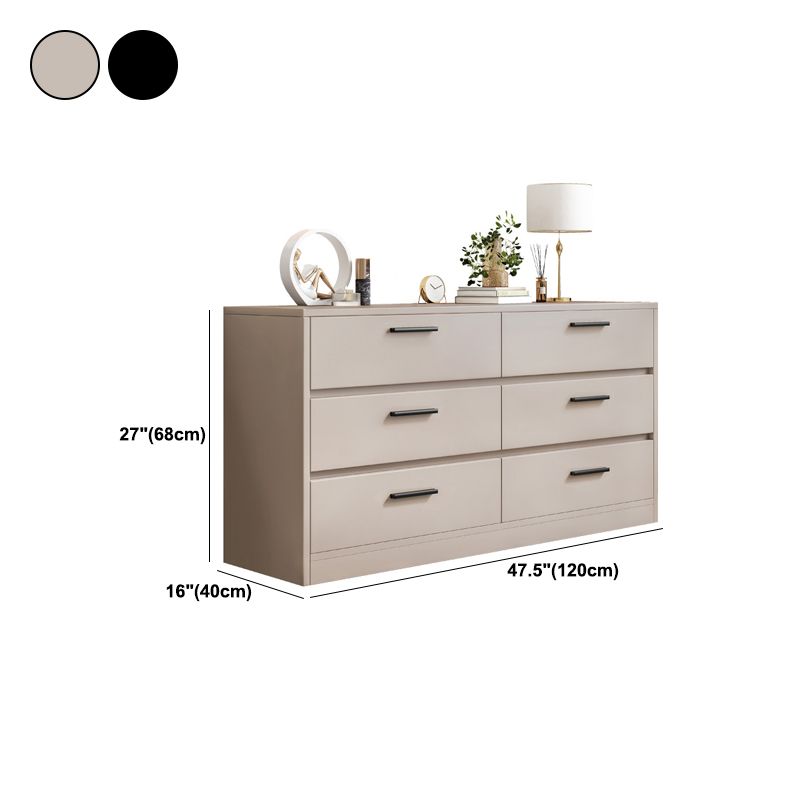 Contemporary Chest Wood Storage Chest Dresser for Bedroom 15.7" W