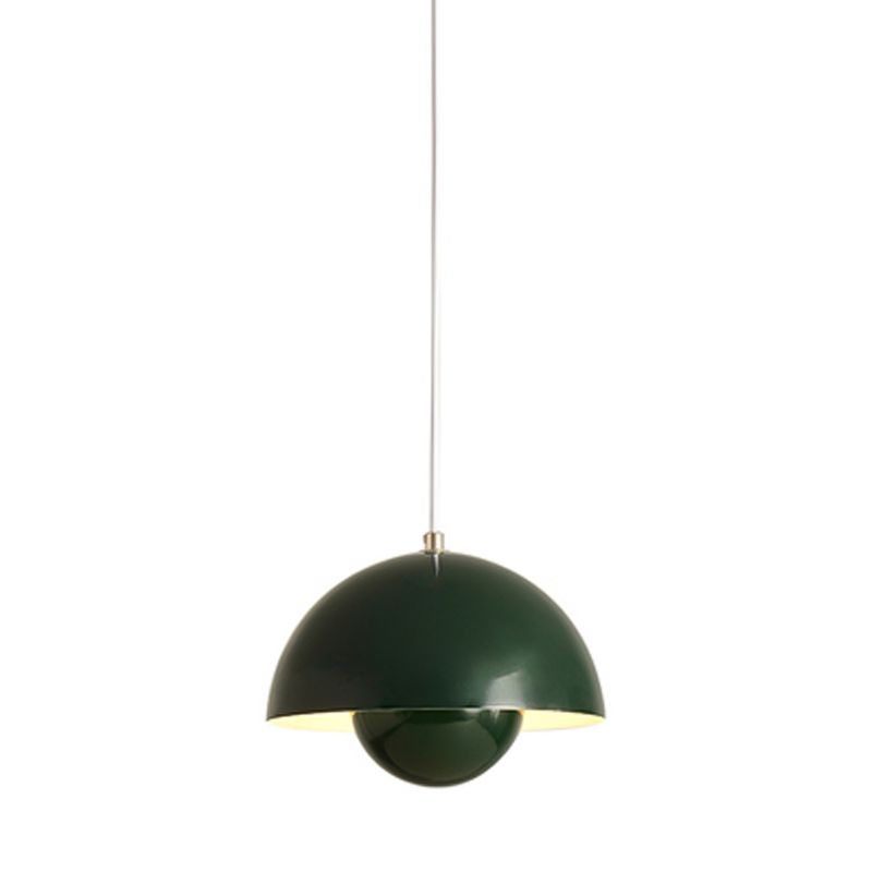 Modern Nordic Geometric Pendant Light Wrought Iron Macaron Hanging Lamp for Interior Spaces
