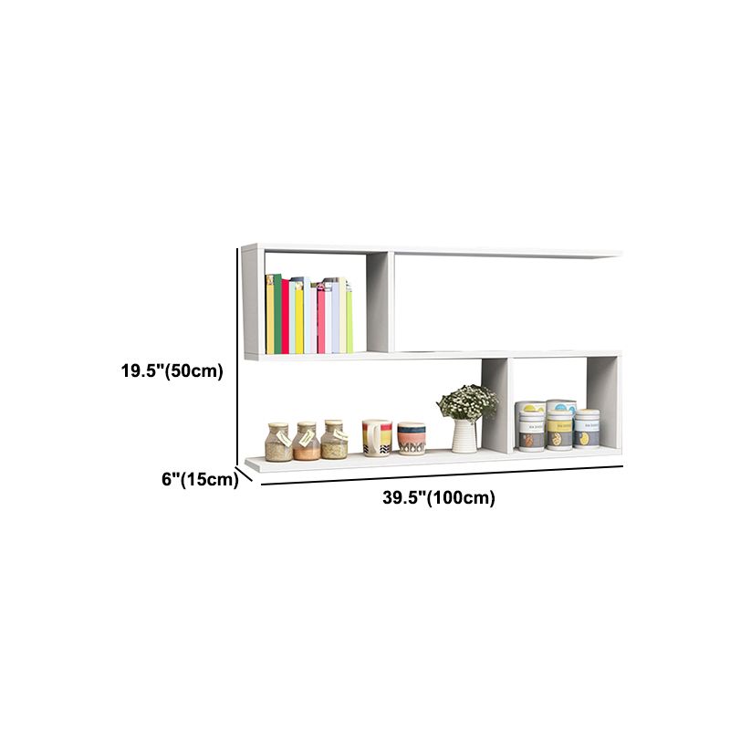 Floating Shelf Bookcase Engineered Wood Book Shelf for Study Room