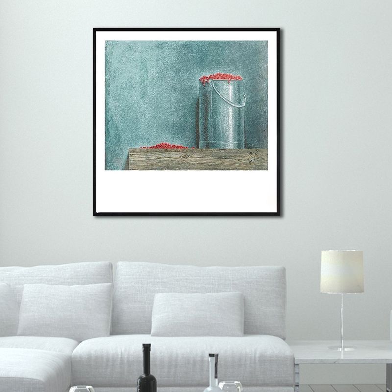 Still Life Fruit Canvas Painting Textured Retro Style House Interior Wall Art