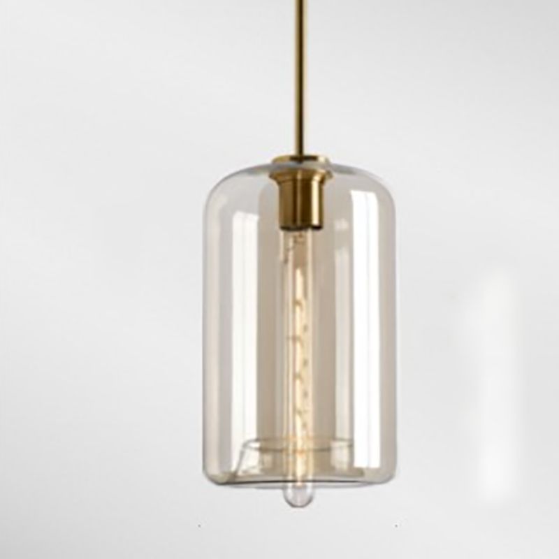 Verre moderne suspendu éclairage pendentif ménage léger pour le salon