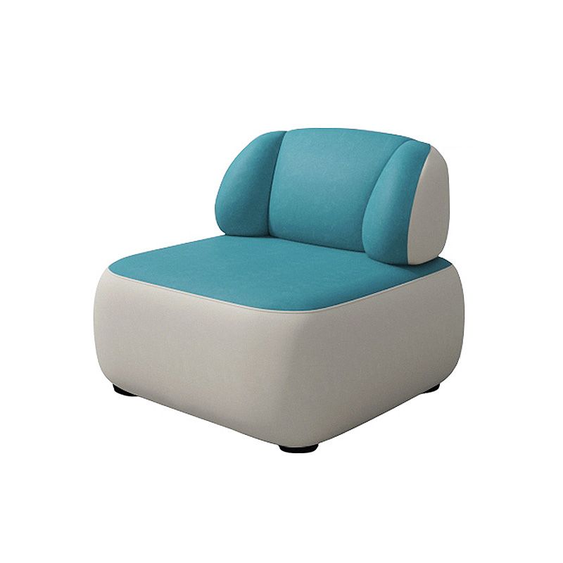 Fixed Back Armless with Fabric Seat Fabric Bedroom Patchwork Accent Chair