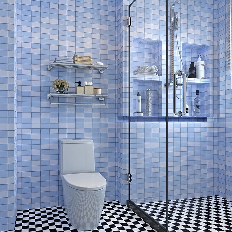Colorful Mosaic Peel & Stick Tile Water-resistant Shower Wallpaper