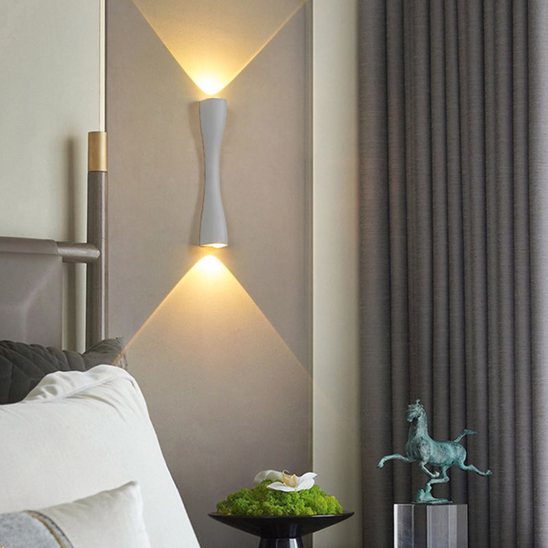 Geometric Wall Light Fixture Simplicity Metal Wall Sconce for Bedroom