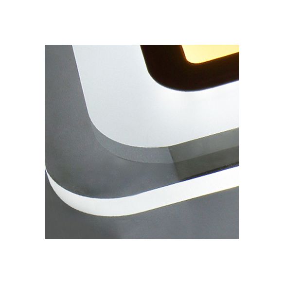 Triángulo/redondo/cuadrado Corredor de pared Lucina Luce de acrílico Lámpara de pared de LED acrílico en cálido/blanco