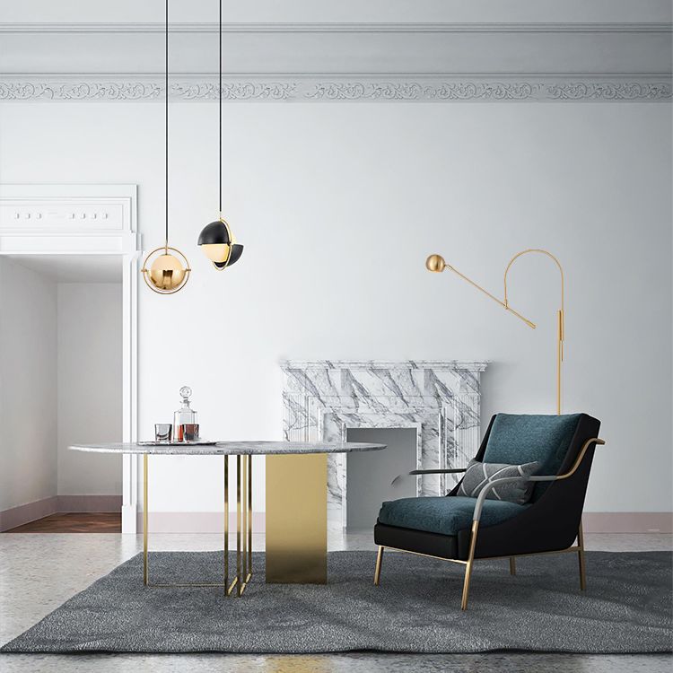 Tonalità mobili contemporanee la luce appesa 1 ciondolo sospensione in metallo leggero per camera da letto