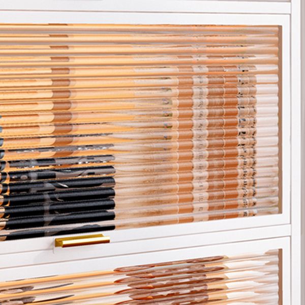 Metal Standard Bookshelf Closed Back Industrial Bookcase with Cabinets