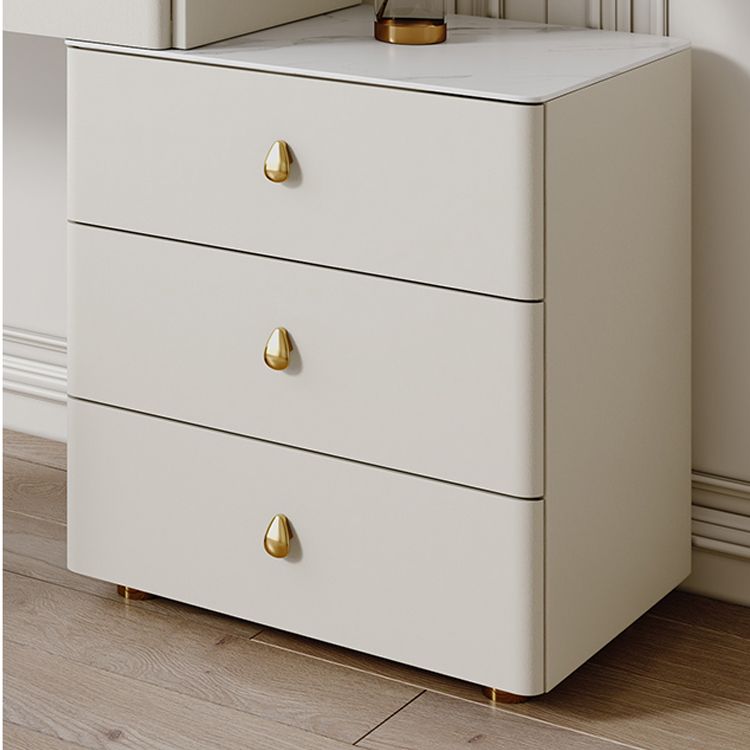 Stone Top Vanity Set 3/6 Storage Drawers Dressing Table with Padded Stool