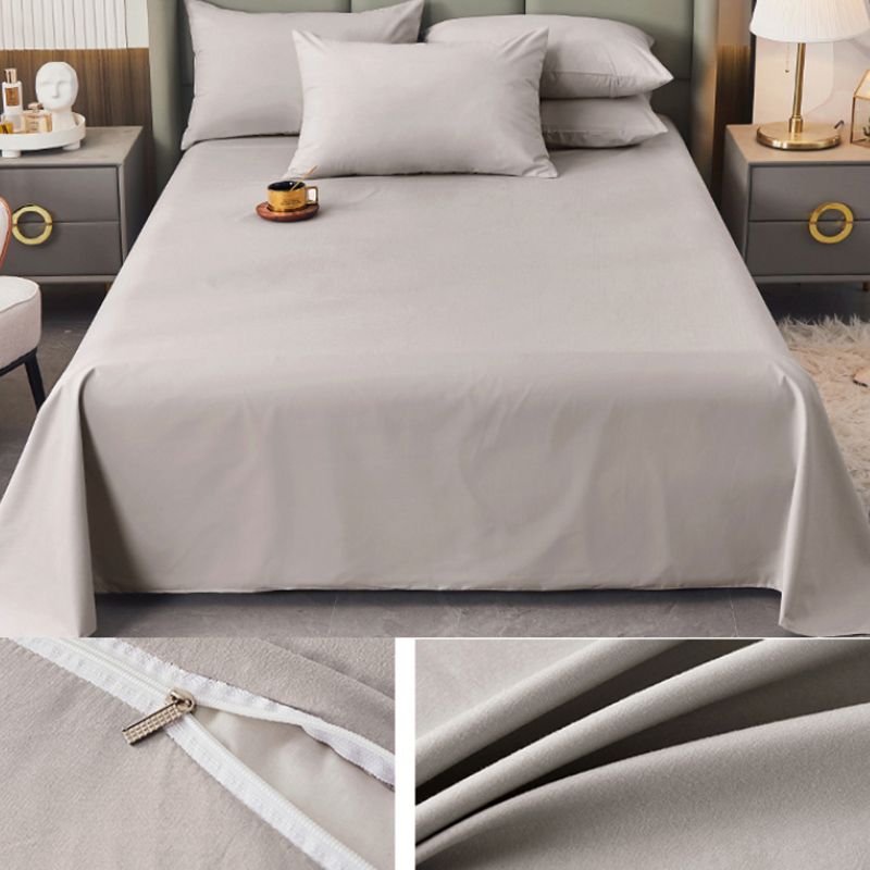 Cotton Bed Sheet Set Modern Elegant Fitted Sheet for Bedroom