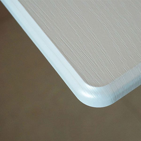 White Foldable Bar Table Contemporary Pub Table for Small Places