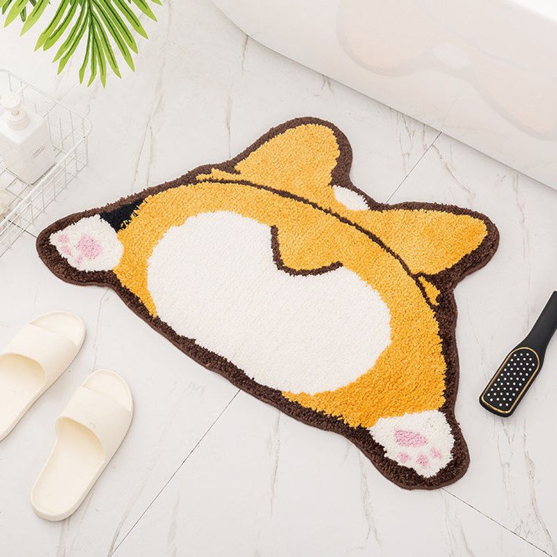 Novelty Animal Pattern Area Carpet Imitation Cashmere Modern Non-Slip Backing Indoor