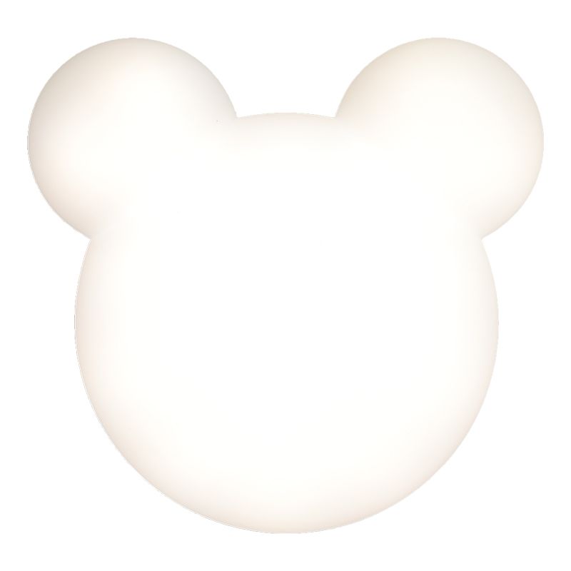 Children Style Wall Lamp 1-Light LED Wall Mount Lamp with Plastic Shade for Kid's Room