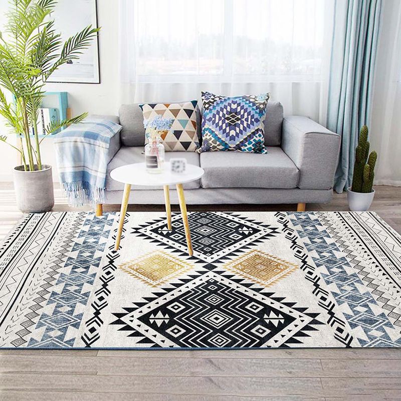 Tapis de zone bohème multicolo