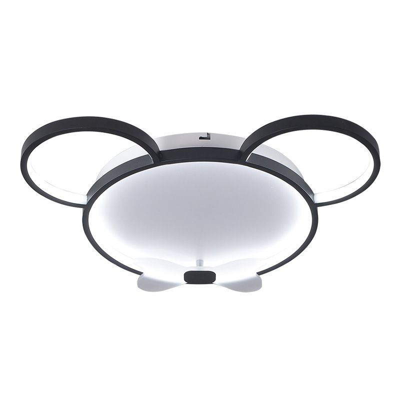 Mouse Flush Mount Ceiling Light Kids Acrylic Ceiling Flush Mount for Children Bedroom