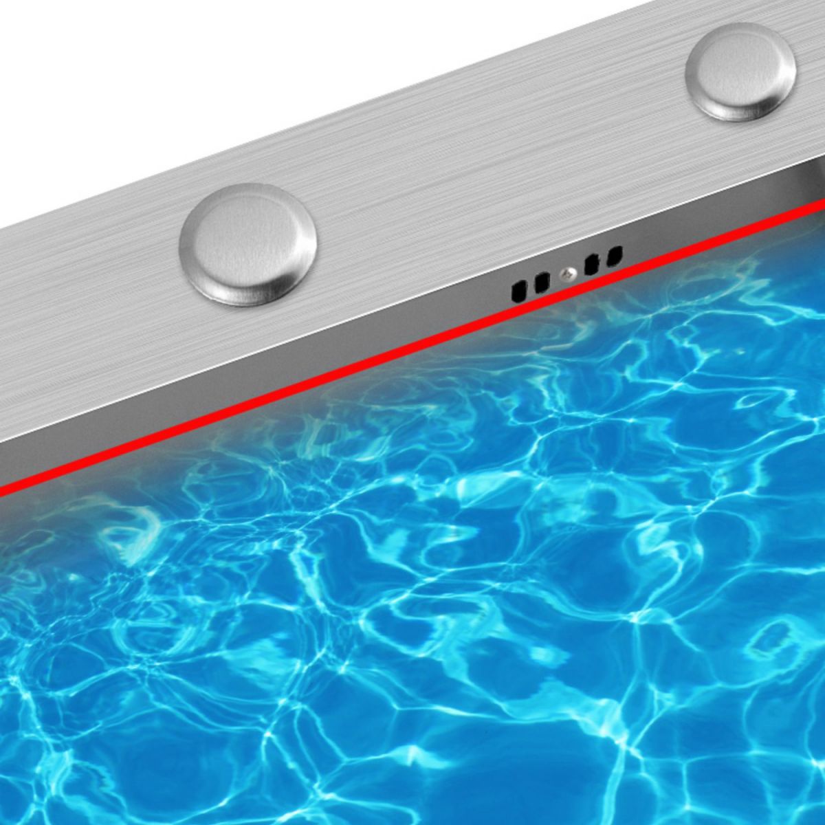 Modern Style Kitchen Sink Overflow Hole Design Drop-In Noise-cancelling Kitchen Sink