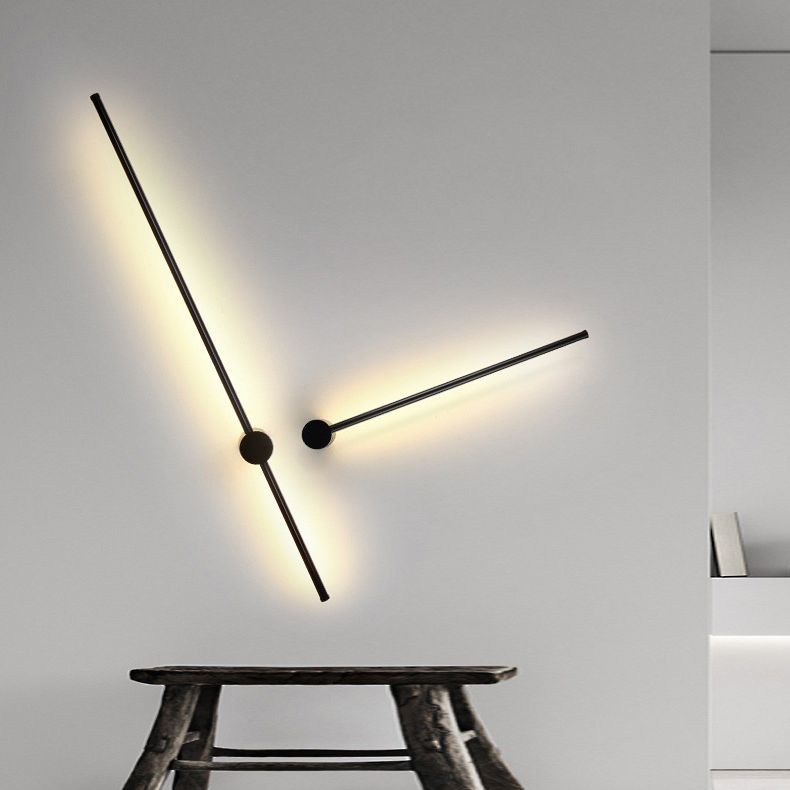 Minimalisme aluminium legering LED Wall Lamp hedendaagse stijl lange strip sconce lichten voor woonkamer