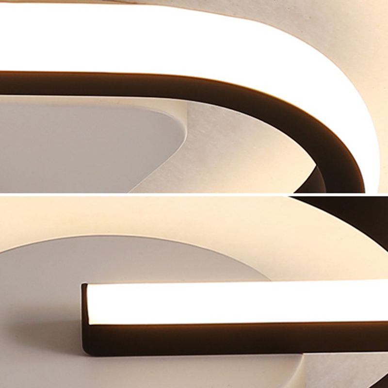 Geometric Ceiling Flush Mount Light Modern Acrylic LED Aisle Ceiling Light Fixture