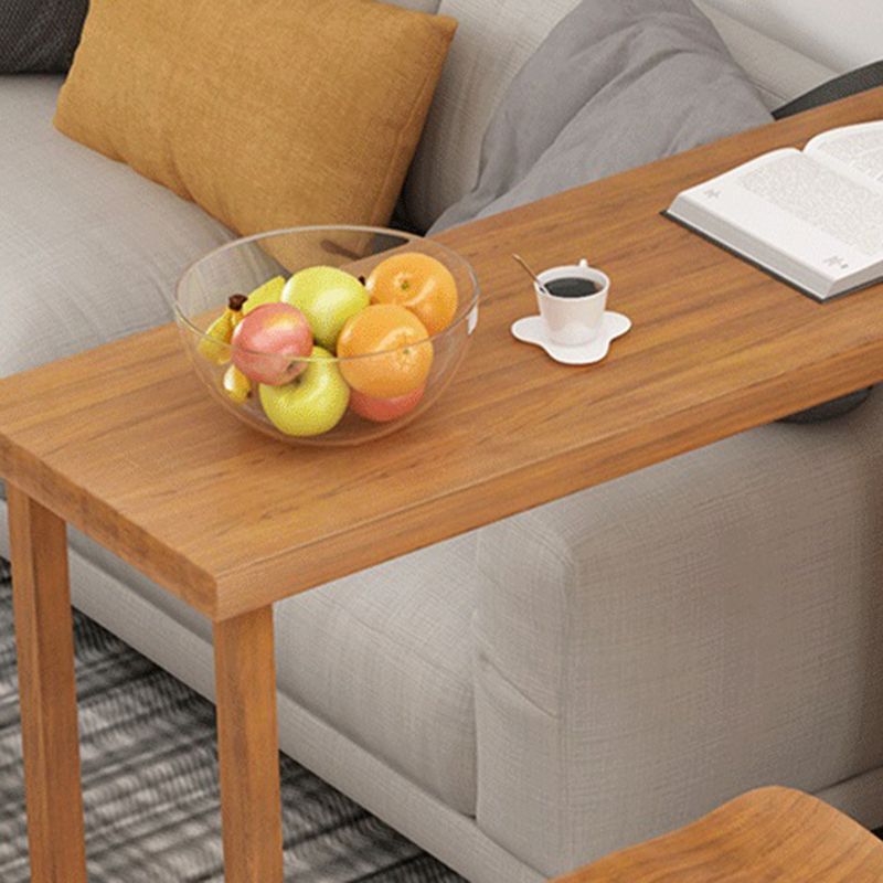 Modern Solid Wood Bar Table Rectangle Bar Dining Table with Storage