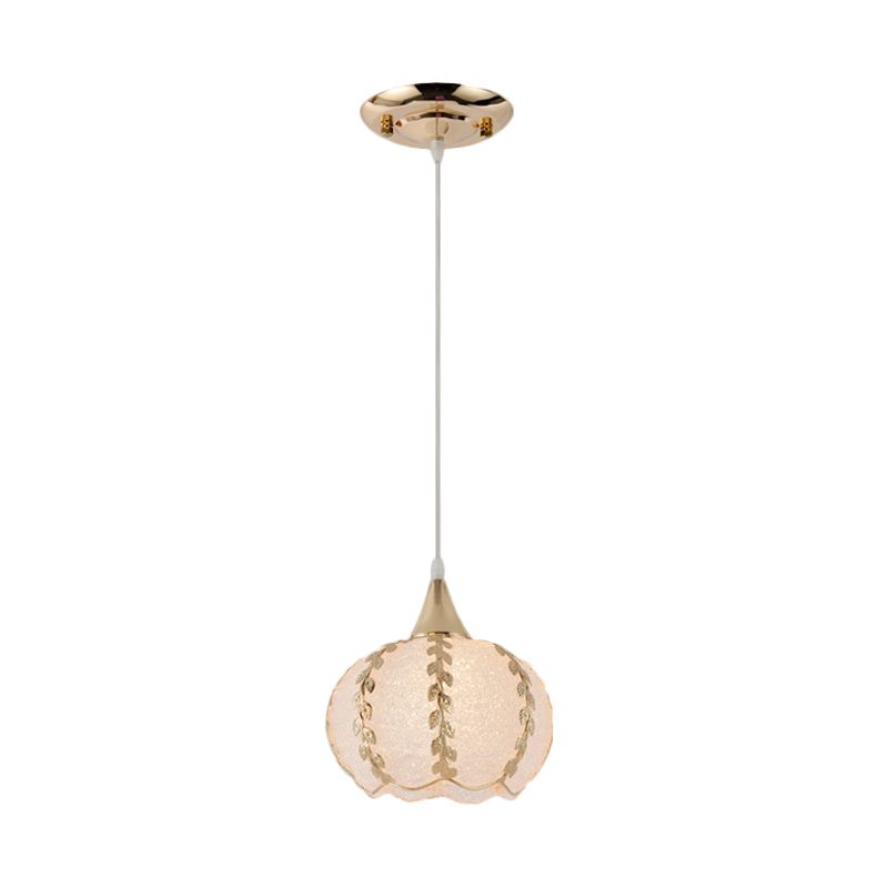 White 1 Light Hanging Pendant Traditional Plastic Dome/Drum/Wide Flare Suspension Lamp for Dining Room