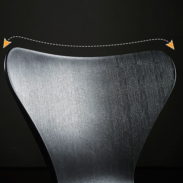 Sillas sin brazos para comedor con respaldo lateral, sillas laterales para comedor interior con patas de metal