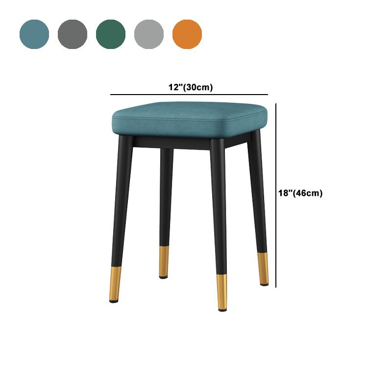 Cotton Blend Square Ottoman Whole Colored Fade Resistant Glam Cube Ottoman